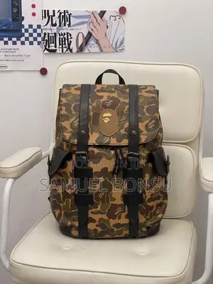 Streetwear Bape ABC Camo Backpack / School Bag
