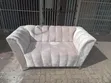 Luxury Modern Velvet 2-Seater Sofa - 1