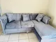 Velvet-Style L-Sectional Sofa with Rolled Arms - 2