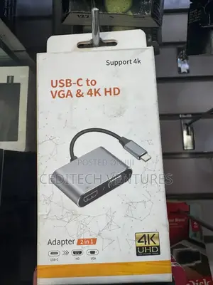 Type-C to HDMI/VGA 2-in-1 Adapter