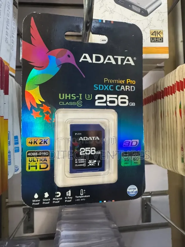 256GB SDXC Class 10 Memory Card - 1