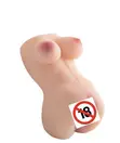 LOVETOY Men's Sweet Pocket Pussy - Brown Silicone - 2