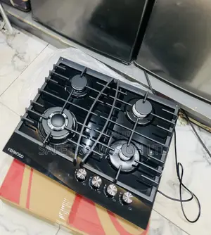 New Kenwood 60cm 4 Gas Hob Black Glass