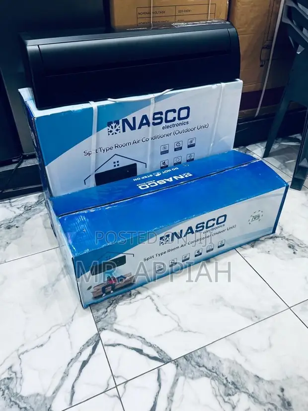 Super Adorable Nasco 1.5hp AC (Black) - 1
