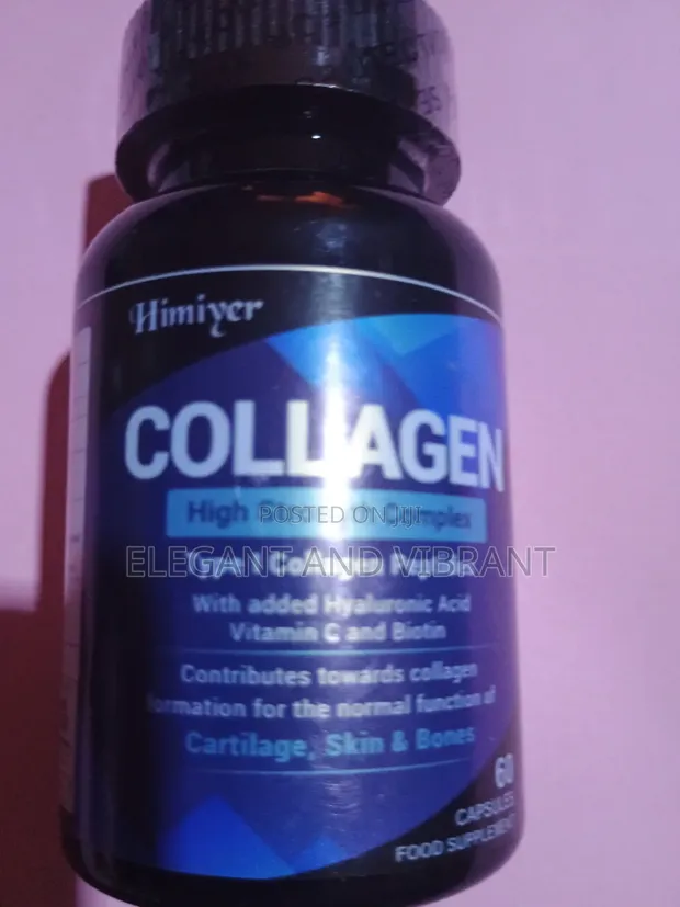 Collagen Type 1 with Vitamin C and Biotin, 60 Capsules - 1