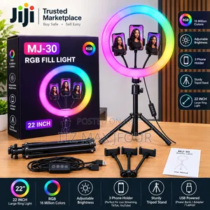 MJ30 22-Inch RGB Ring Light