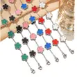 VanCleef Titanium Steel Four-Leaf Clover Bracelet - 3