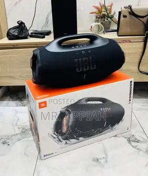 JBL Boombox 4 Portable Bluetooth Speaker (Black)