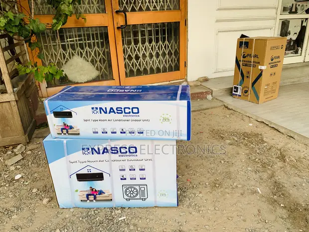 Economic Nasco 1.5HP Black Split Air Conditioner (NAS-J12-V1B) - 1