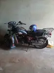 Haojin HJ125 Motorcycle - Black - 1