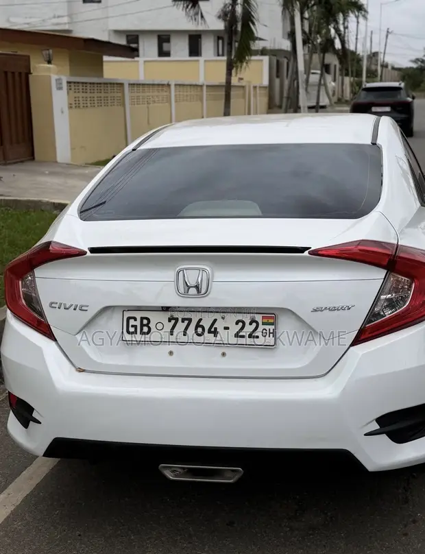 Honda Civic Sport Sedan 2019 White - 1