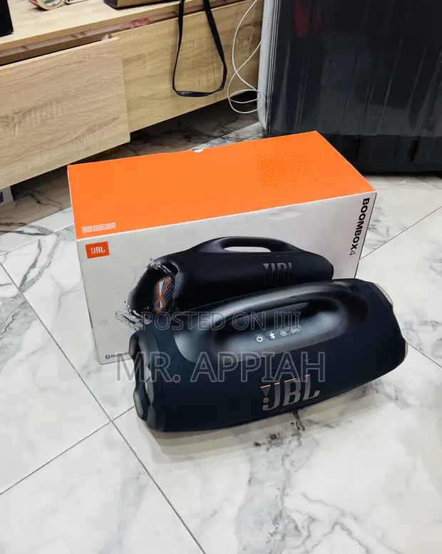 JBL Boombox 4 Bluetooth Speaker (Black) - 1