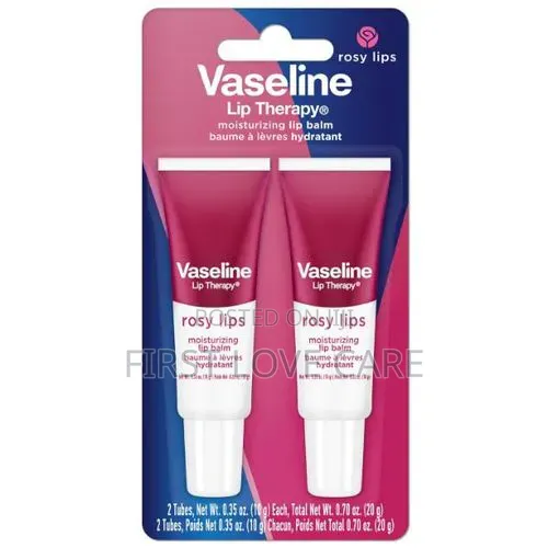 Vaseline Lip Therapy Rosy Lips Moisturizing Lip Balm - Twin Pack - 1