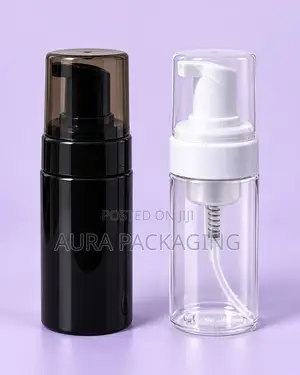 100ml Foam Bottle - Clear or Black