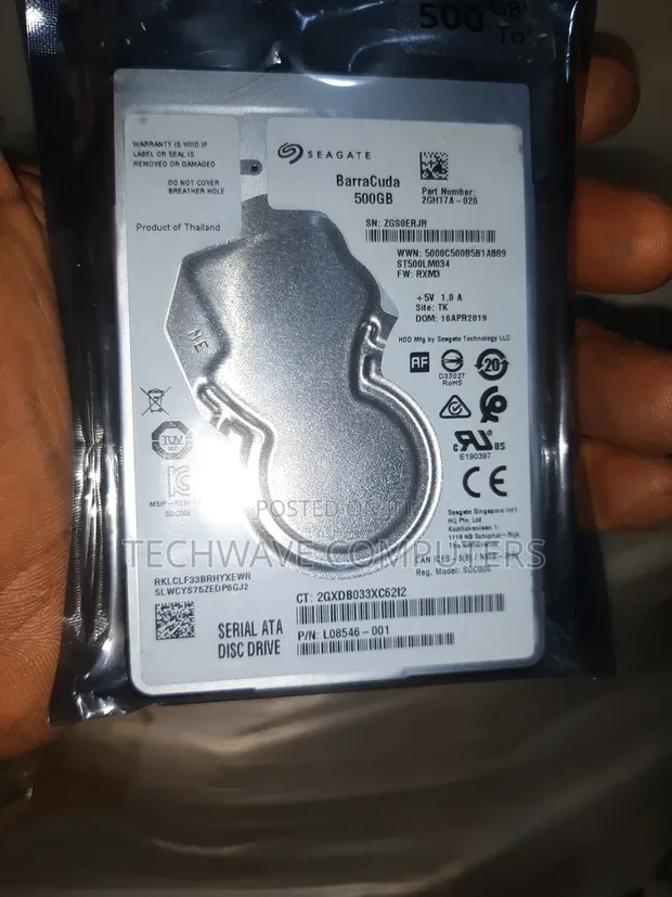 Brand New 500GB Laptop Hard Drive - 1