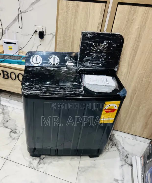 Affordable Nasco 7kg Spin Dry Washing Machine (Dark Grey) - 1