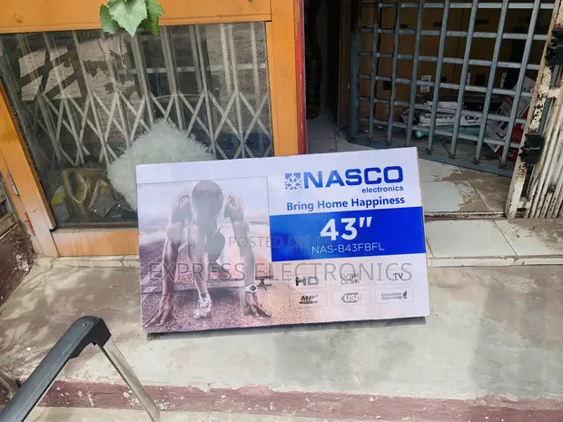 Nasco 43" LED Digital Satellite FHD Flat-Screen TV - 1