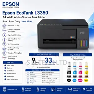 Epson EcoTank L3350 All-in-One Printer