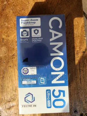 New Tecno Camon 50 Ultra 512GB Black
