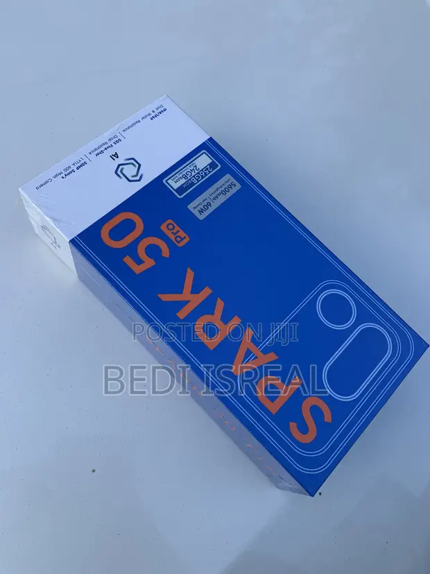 New Tecno Spark 50 Pro 256GB Black - 1