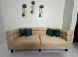 Beige 3+1+1 Sofa Set with Wingback Chairs - 5