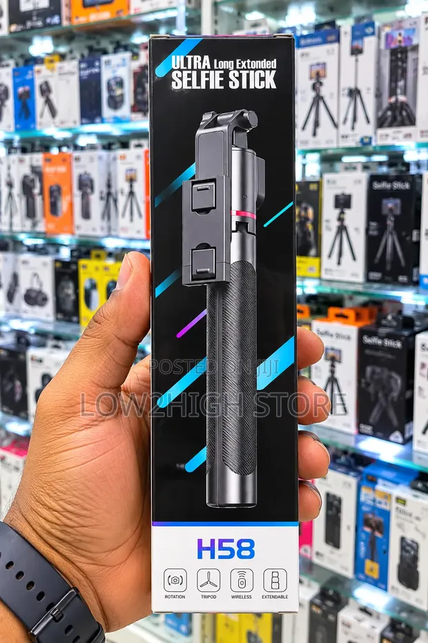H58 Ultra Long Extended Selfie Stick Tripod - 1