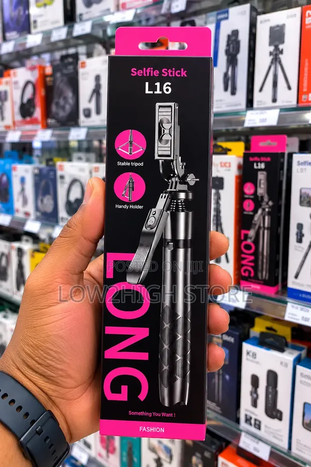 L16 Long Wireless Selfie Stick Tripod - 1