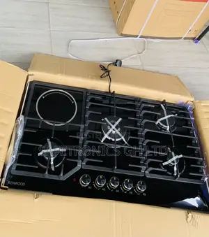 Kenwood 90cm 4 Gas + 1 Electric Inbuilt Black Hob