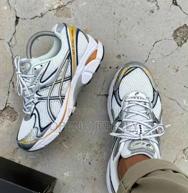 Original Asics GT-2160 Silver/Yellow Sneakers - 1
