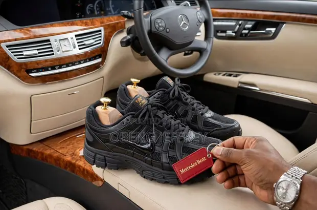 Original Nike P-6000 Triple Black Sneakers - 1