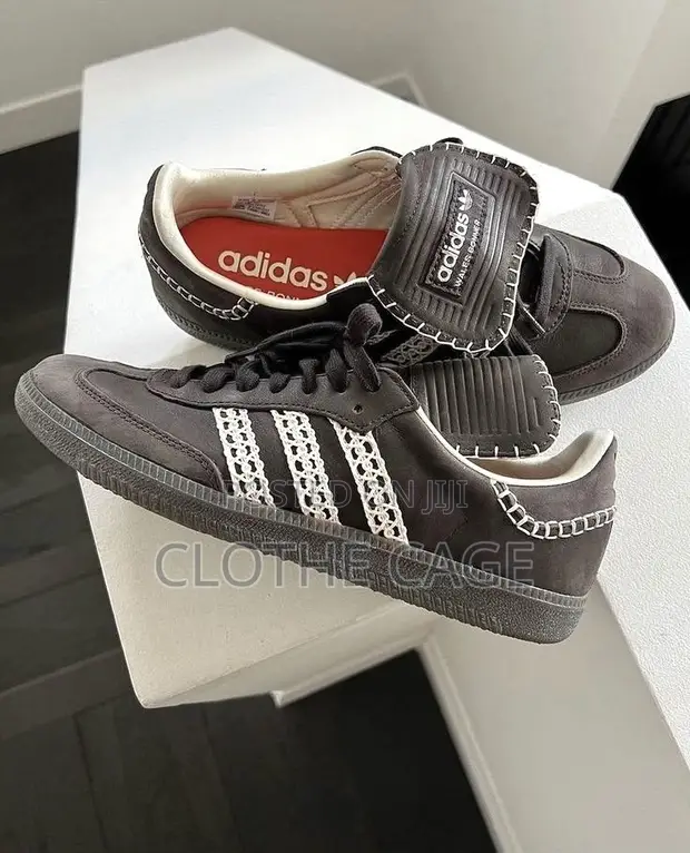 Adidas Samba x Wales Bonner Brown Leather Sneakers - 1