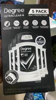 Degree Ultraclear 5 Pack Antiperspirant - 2