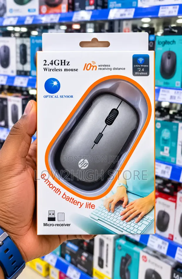 HP 2.4GHz Wireless Optical Mouse - 1