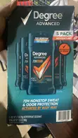 Degree Advance 72H Antiperspirant 5-Pack - 2