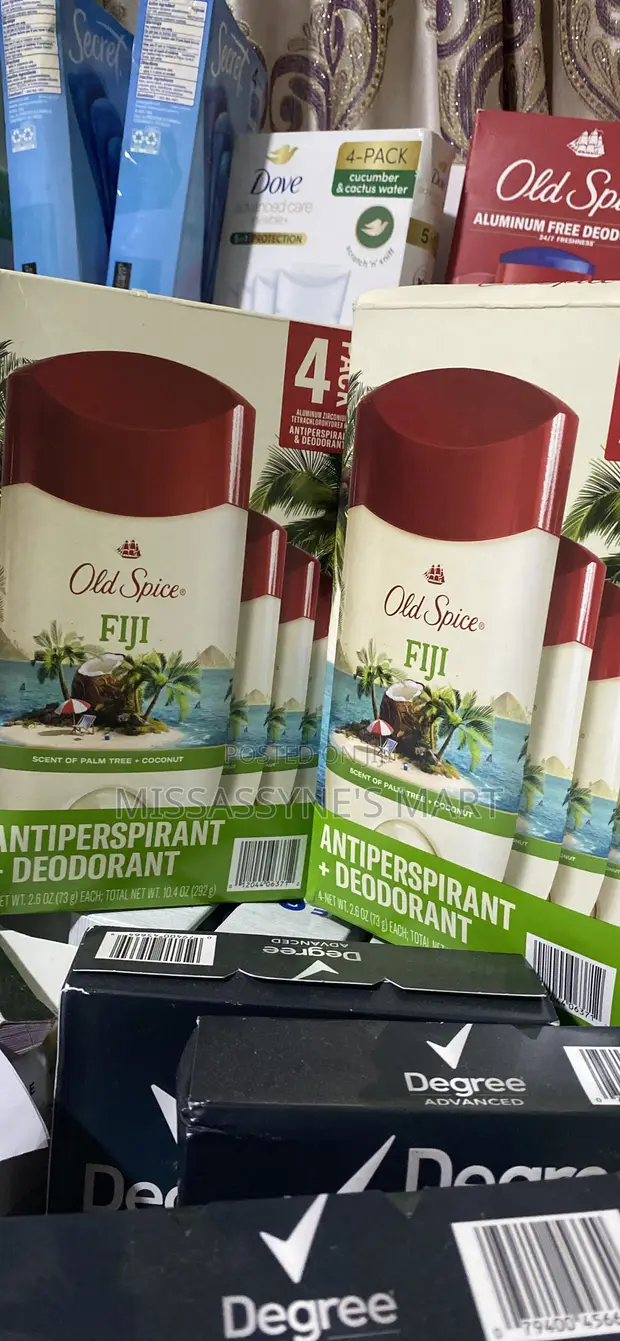 Old Spice Fiji Antiperspirant 4 Pack - 1