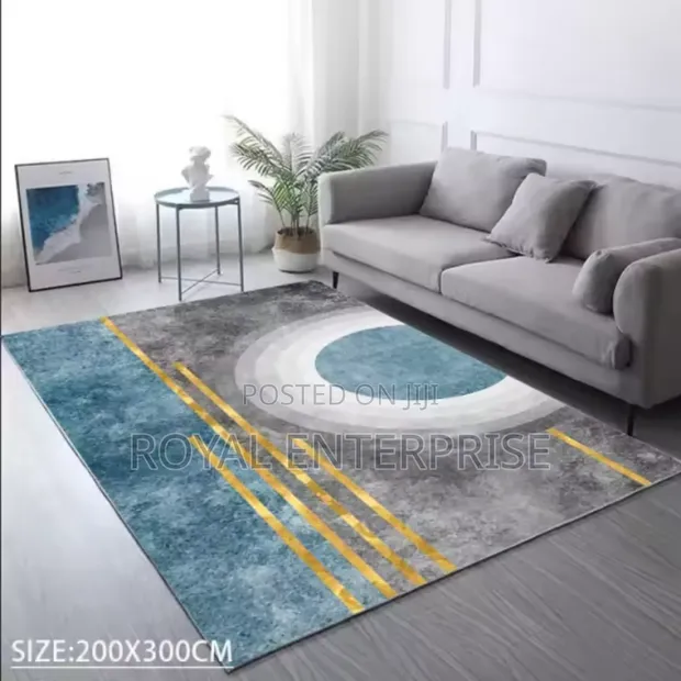 6x9 Feet Luxury 3D Center Rug - Hall Size - 1