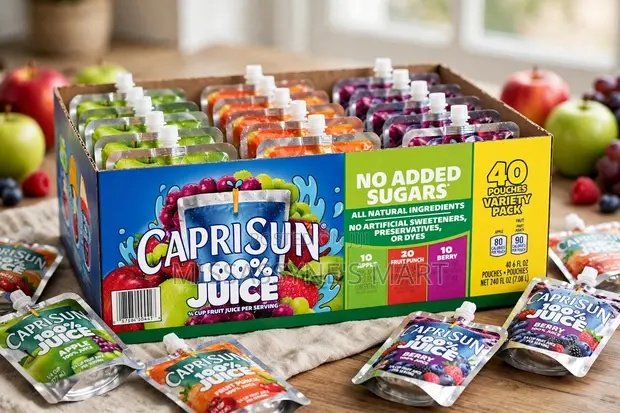 Capri Sun 100% Juice Variety Pack - 40 Pouches - 1
