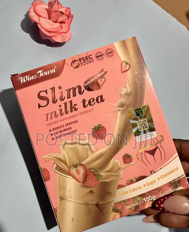WinsTown Slim Milk Tea - Strawberry Flavor - 1