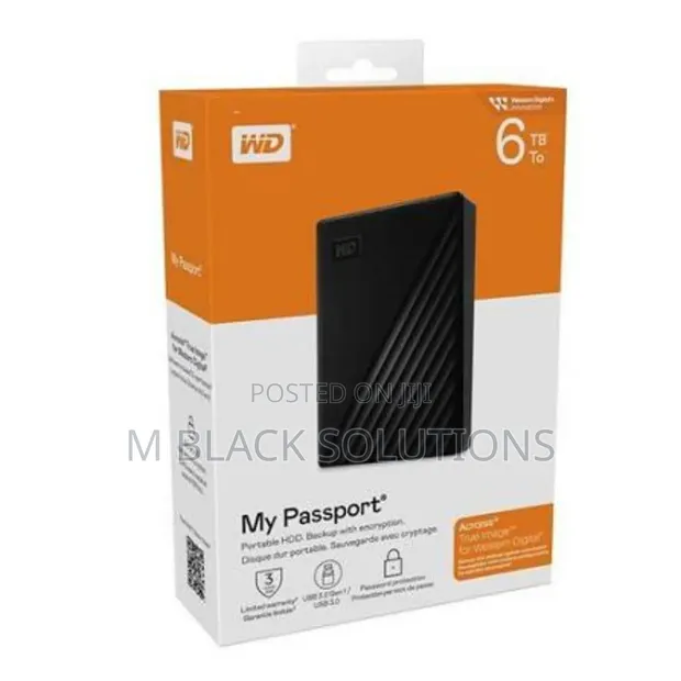 WD 6TB My Passport External Portable Hard Drive - 1