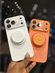 New Magsafe Silicone Case with Pop Grip for iPhone - 1