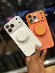 New Magsafe Silicone Case with Pop Grip for iPhone - 3
