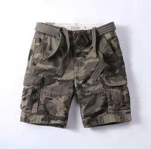 Khaki Camouflage Shorts and Denim Jeans for Men