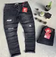 Khaki Camouflage Shorts and Denim Jeans for Men - 2