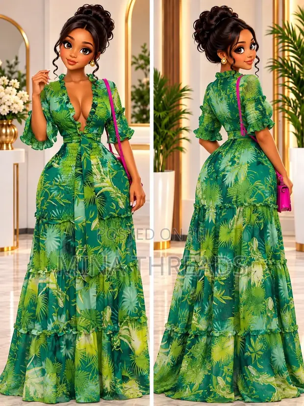 Ankara Skirt and Top Set - 1