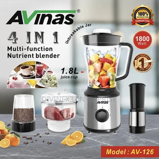 Avinas AV-126 4-in-1 Multi-Function Blender - 1