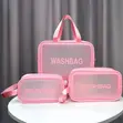 3-in-1 Transparent Washbag Set - 4
