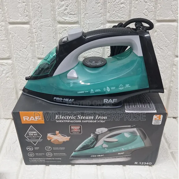 RAF R.1234G Electric Steam Iron - 1