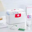 Portable First Aid Medical Storage Box - 2