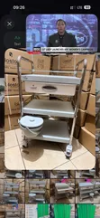 Medicine Trolley with Drawer - 2
