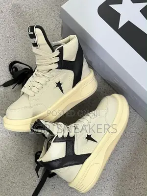 Converse x Rick Owens Turbowpn High Top Sneakers